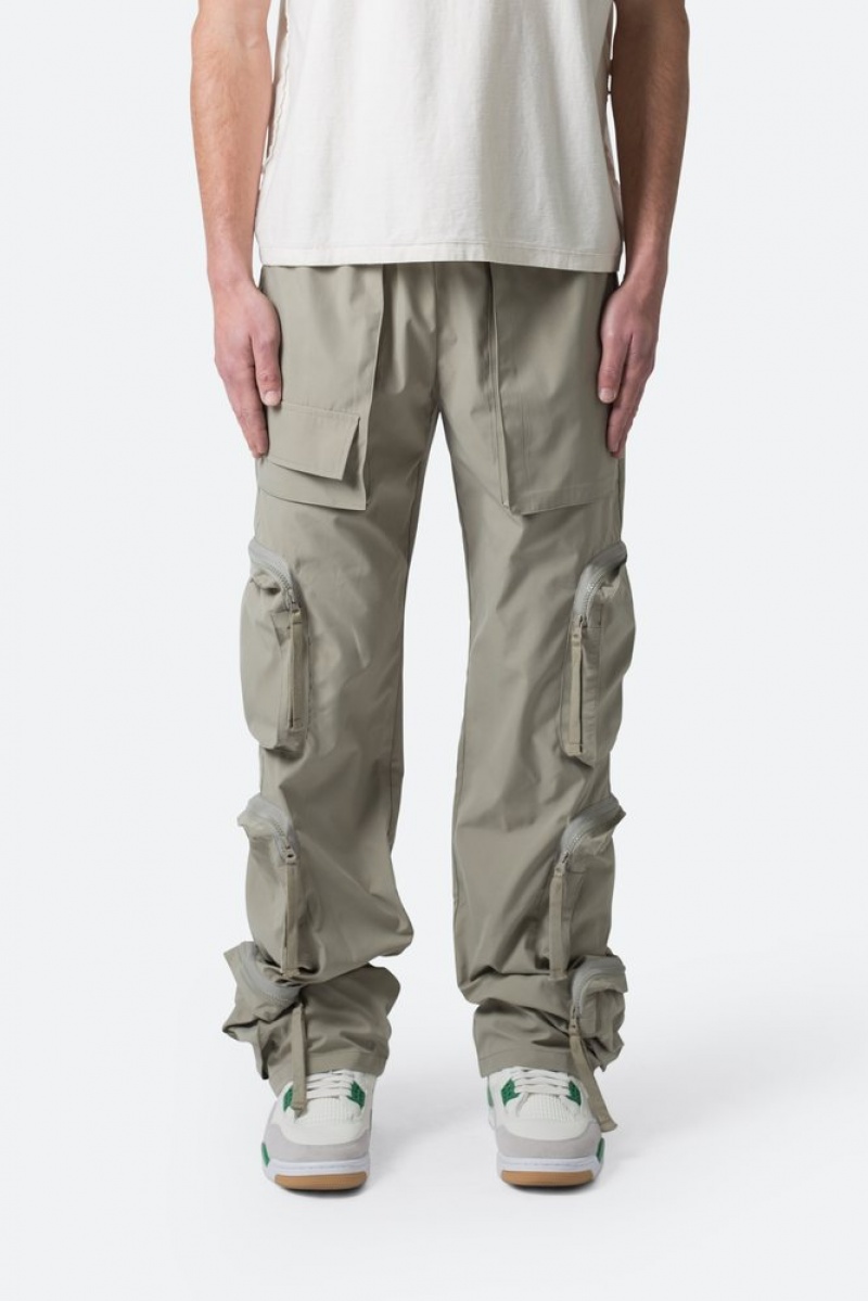 Mnml Multi Pocket Drawcord Pants Cargos Olive | FG02-O4GQ