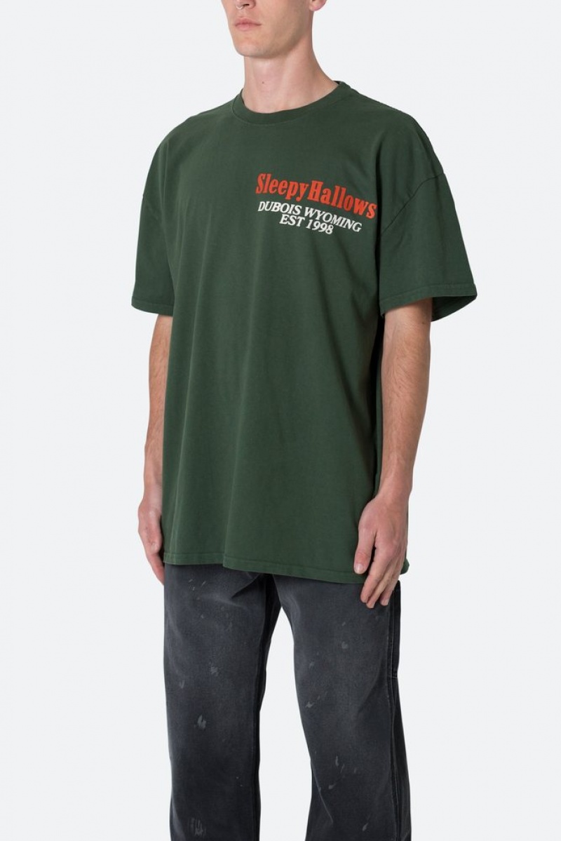 Mnml Neon Cowboy Tee Tees Green | KX37-R9NZ