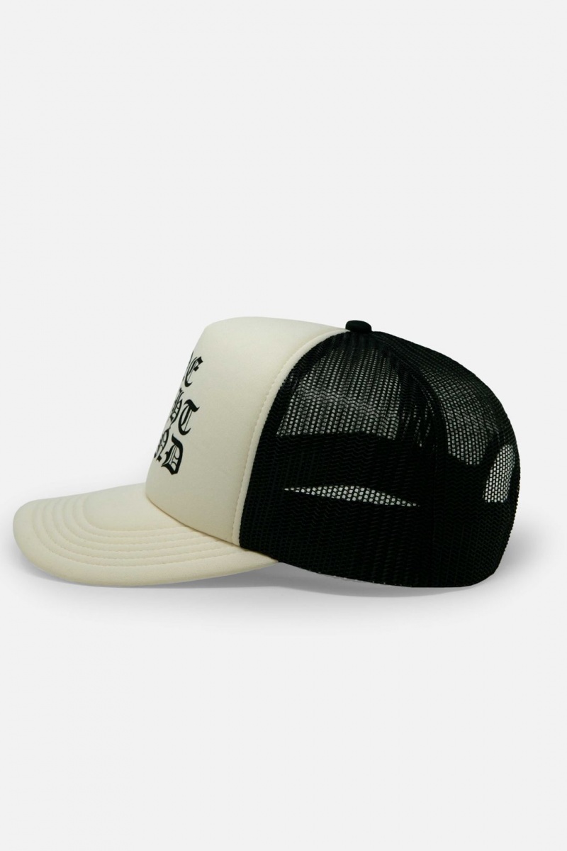 Mnml One Night Stand Trucker Cap Hats Cream | UO36-L9JL