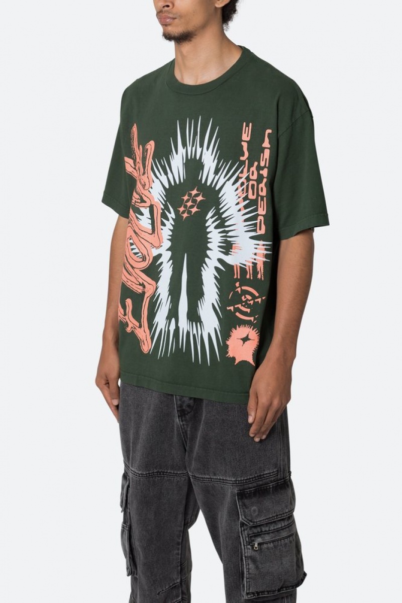 Mnml Personal Evolution Tee Tees Green | FZ49-A9BP