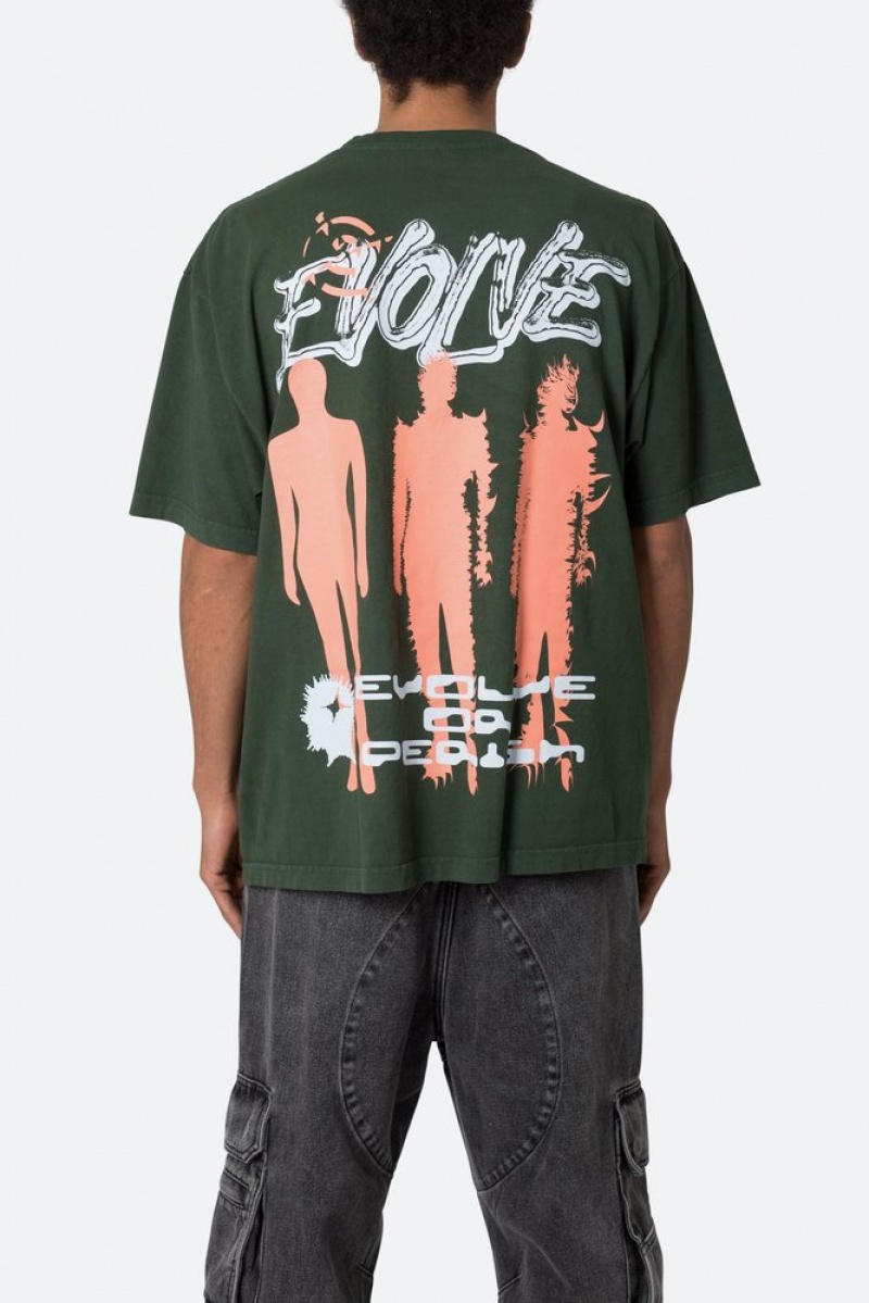 Mnml Personal Evolution Tee Tees Green | FZ49-A9BP