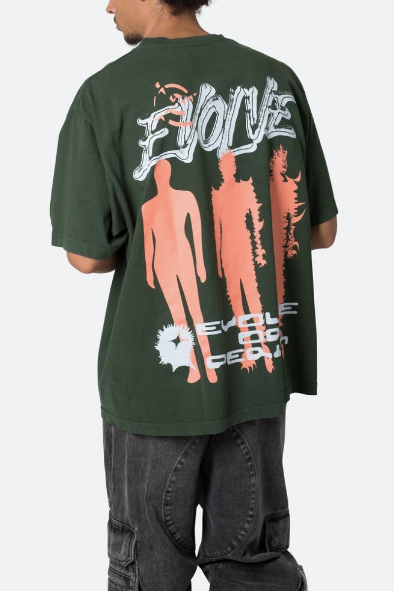 Mnml Personal Evolution Tee Tees Green | FZ49-A9BP