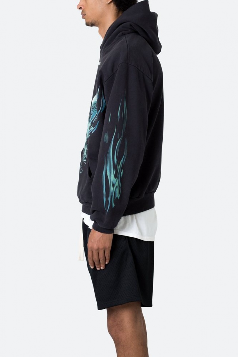 Mnml Phoenix Hoodie Hoodies Washed Black | LT08-R2CA