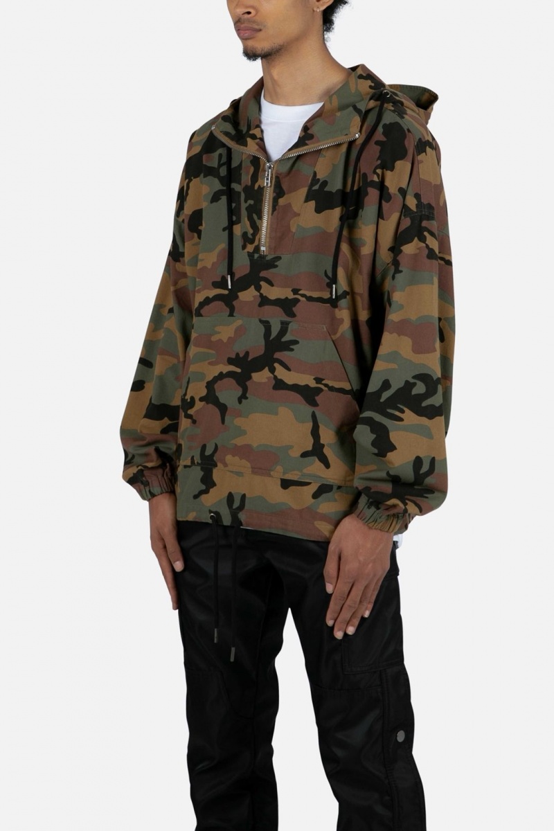 Mnml Quarter Zip Jacket Jackets Camo | LC65-G9CN