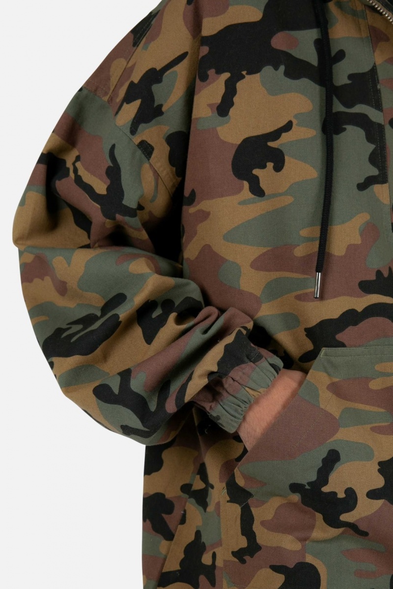 Mnml Quarter Zip Jacket Jackets Camo | LC65-G9CN