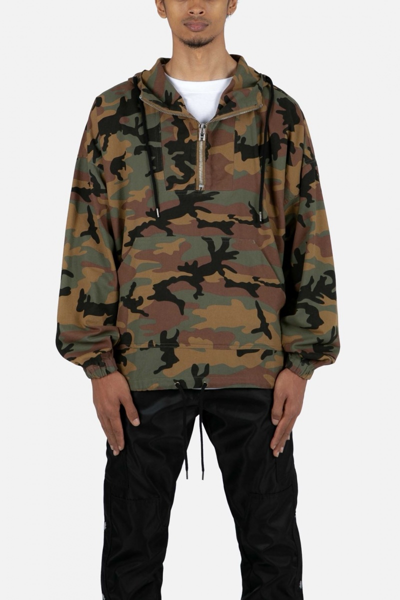 Mnml Quarter Zip Jacket Jackets Camo | LC65-G9CN