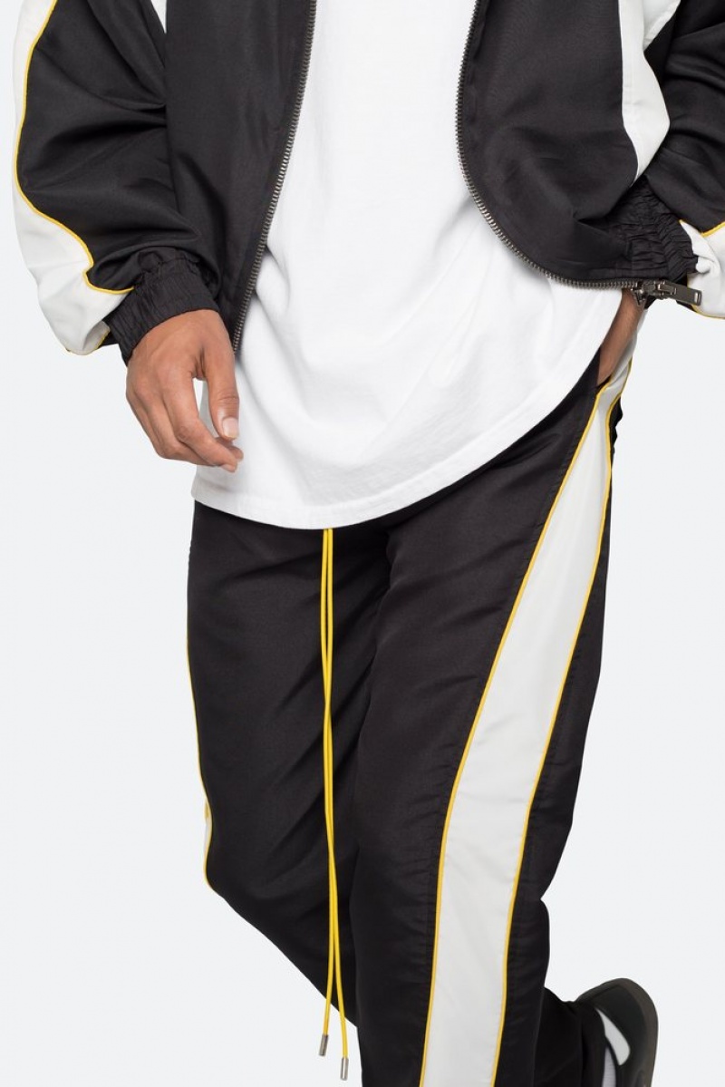 Mnml Race Track Pants Pants & Chinos Black/White | RY13-Y9JB