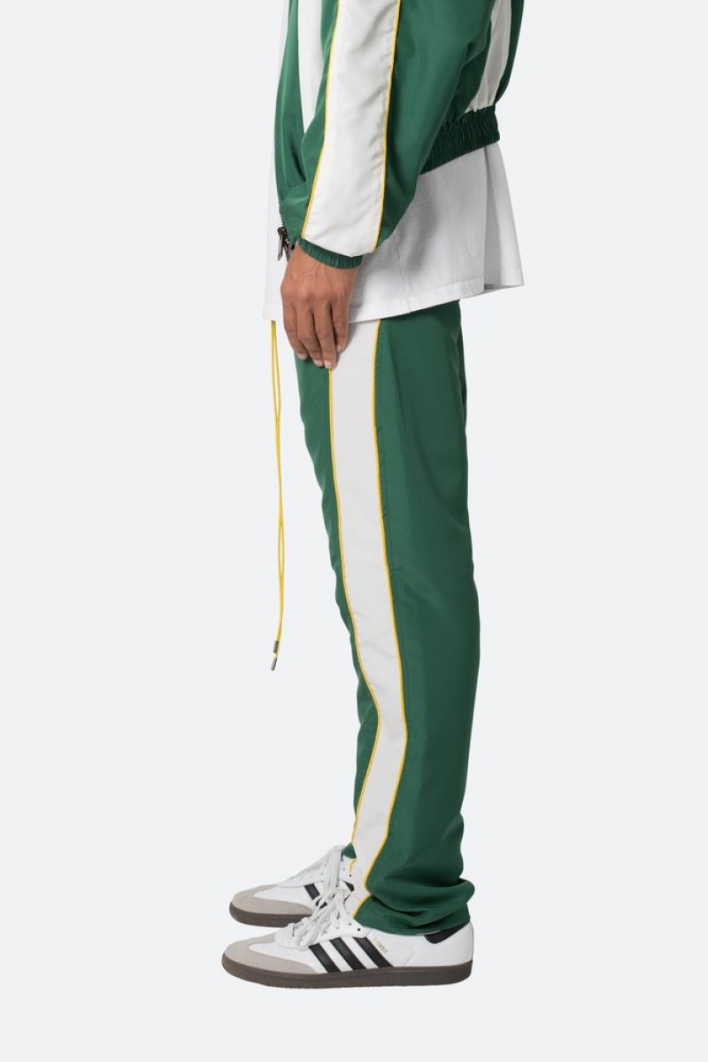 Mnml Race Track Pants Pants & Chinos Green/White | PX79-N7LM