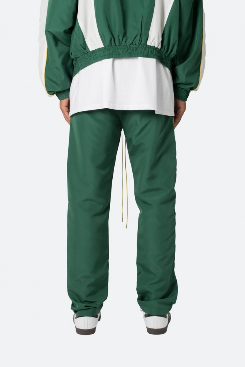 Mnml Race Track Pants Pants & Chinos Green/White | PX79-N7LM