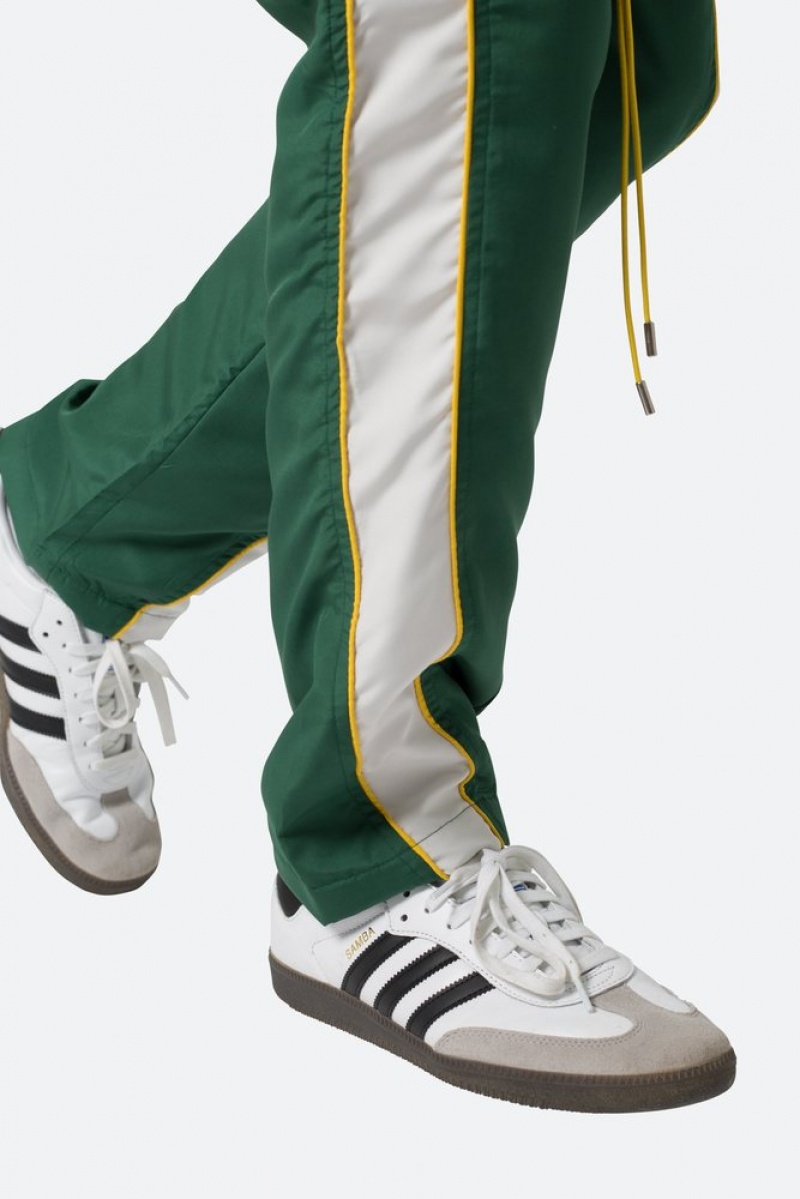 Mnml Race Track Pants Pants & Chinos Green/White | PX79-N7LM