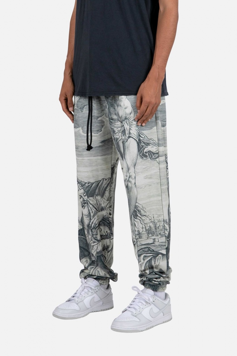 Mnml Renaissance Sweatpants Sweatpants Black/White | SH99-X1GD