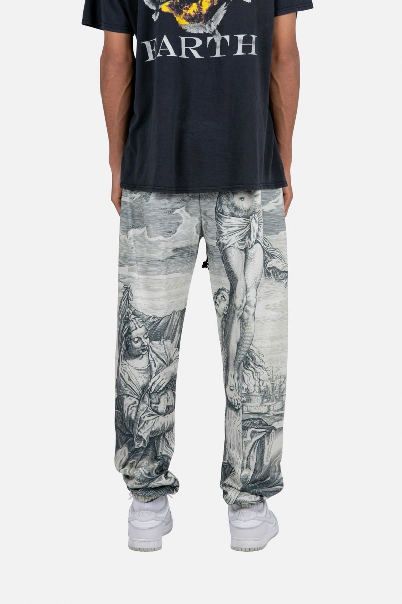 Mnml Renaissance Sweatpants Sweatpants Black/White | SH99-X1GD