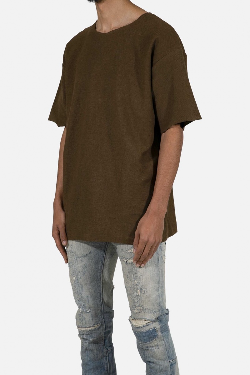 Mnml Reverse Terry Tee Tanks BROWN | BX25-O5YX