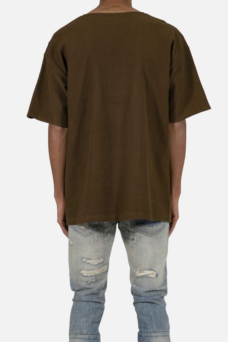 Mnml Reverse Terry Tee Tanks BROWN | BX25-O5YX