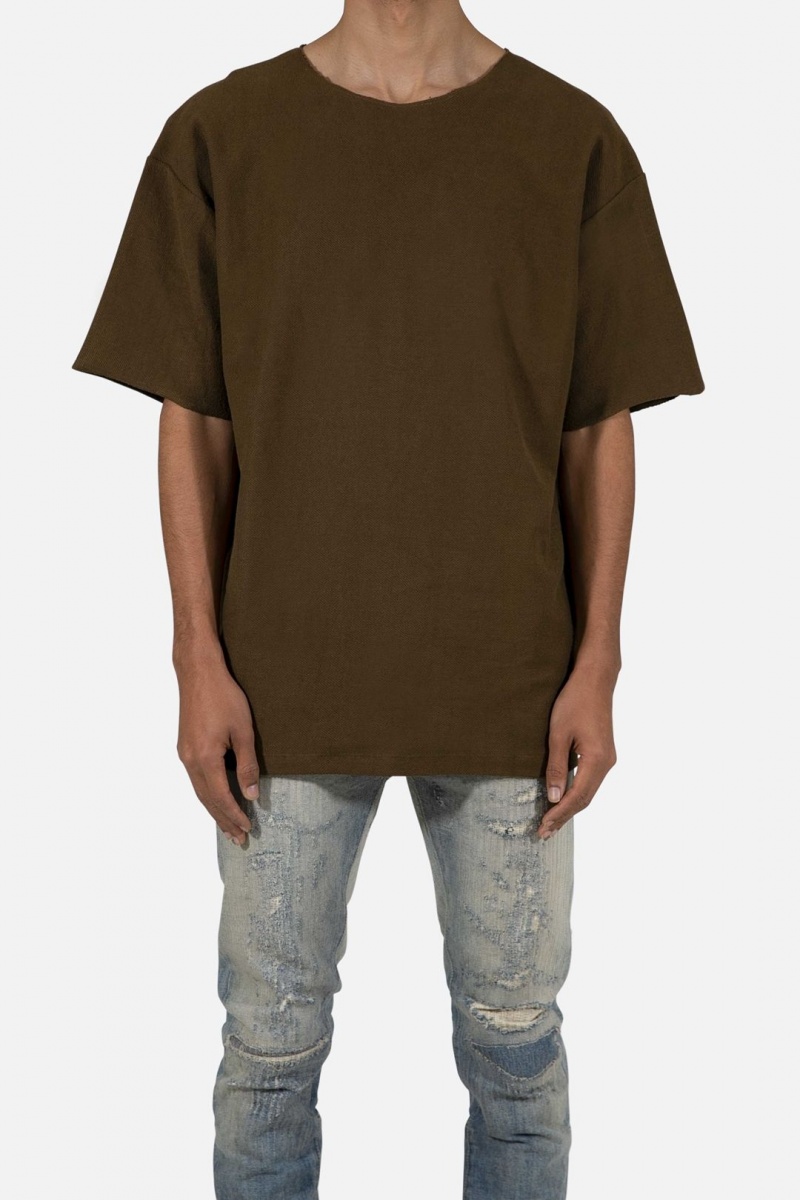 Mnml Reverse Terry Tee Tanks BROWN | BX25-O5YX