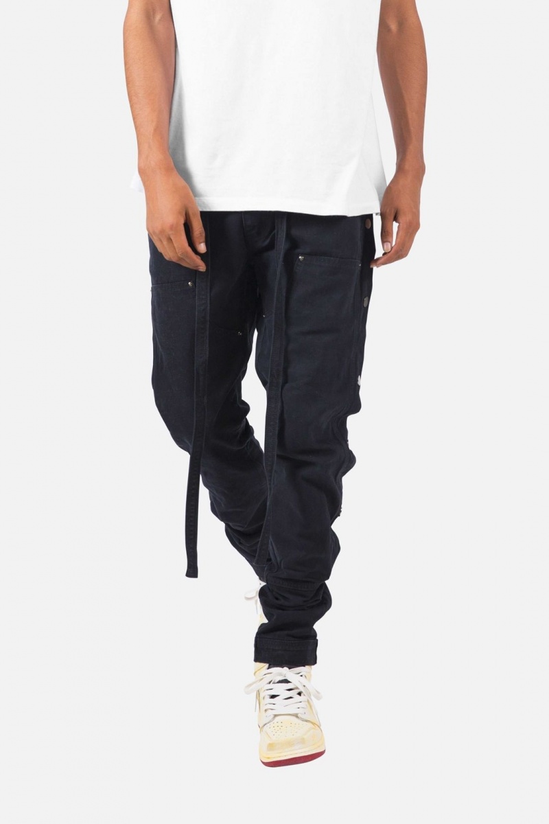 Mnml Snap Western Pants Pants & Chinos Black | OJ79-P0KJ