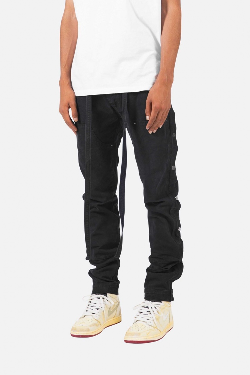 Mnml Snap Western Pants Pants & Chinos Black | OJ79-P0KJ