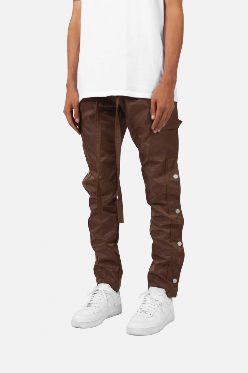 Mnml Snap Zipper II Cargo Pants Cargos BROWN | XH66-L0SH