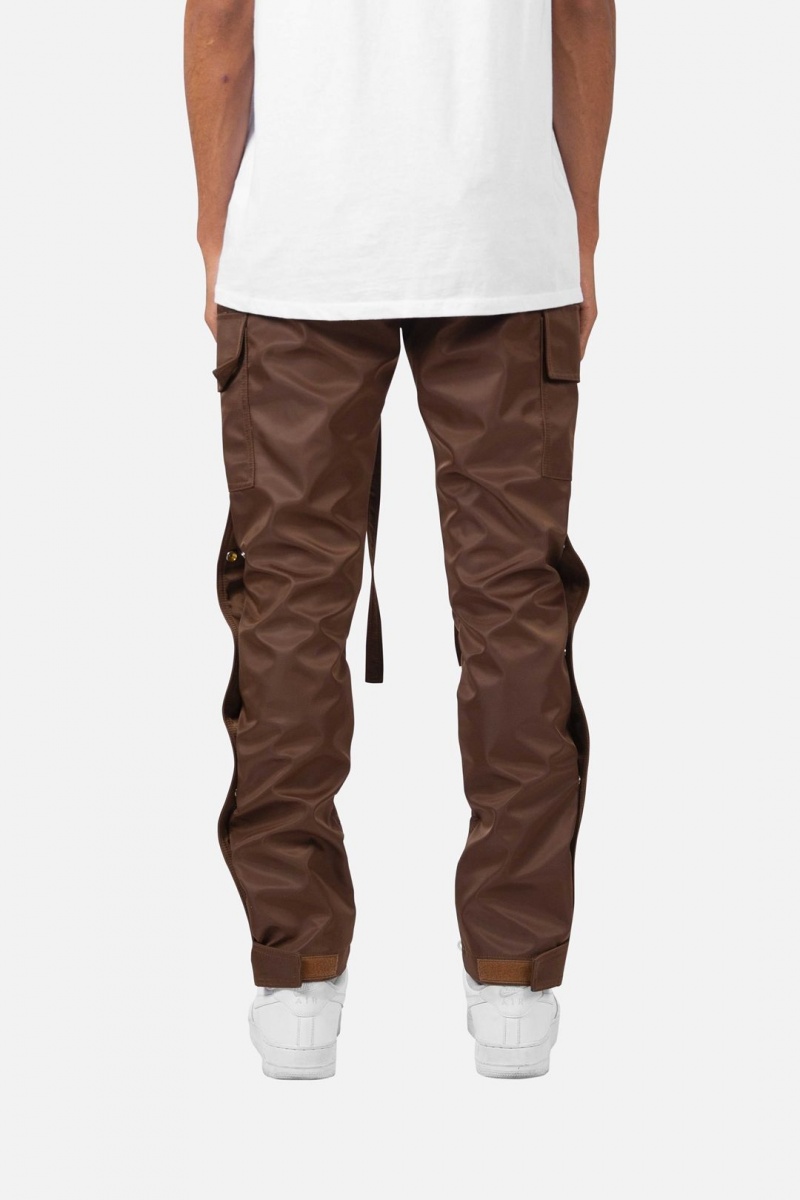 Mnml Snap Zipper II Cargo Pants Cargos BROWN | XH66-L0SH