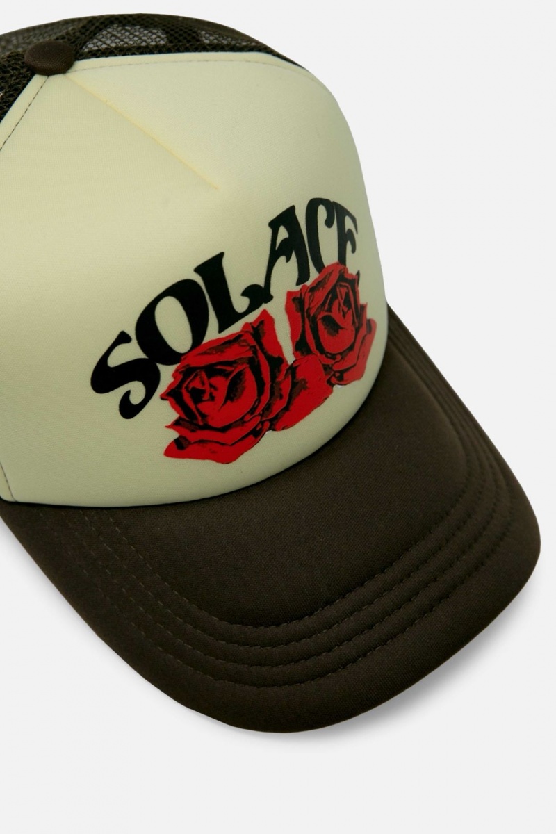 Mnml Solace Trucker Cap Hats BROWN | VO54-Y2AB