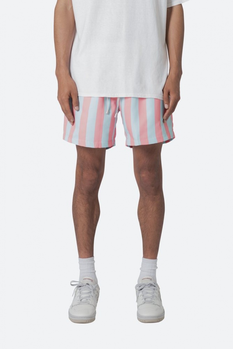 Mnml St. Tropez Swim Shorts Shorts Blue/Pink | KL81-X6HE