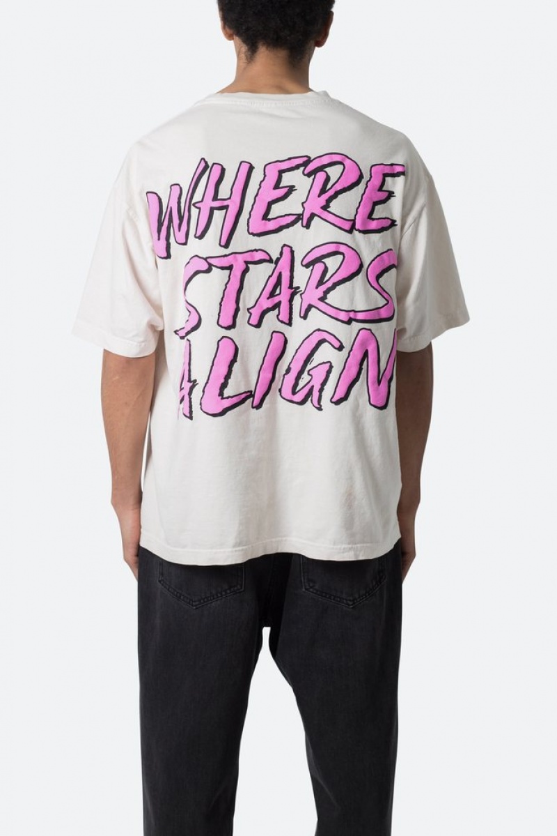 Mnml Stars Align Tee Tees Off White | CT13-P4OB