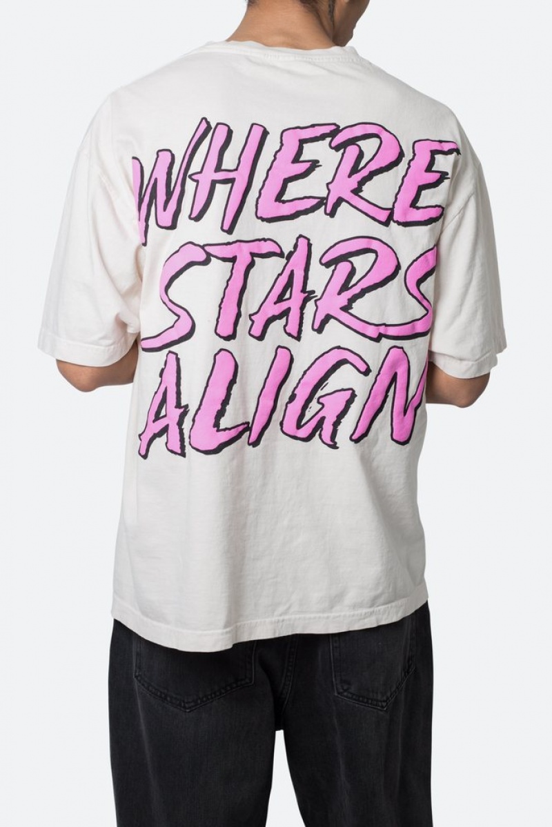 Mnml Stars Align Tee Tees Off White | CT13-P4OB