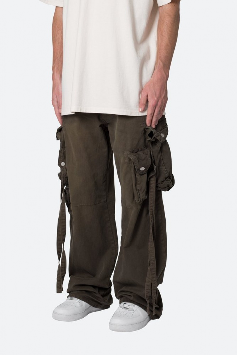 Mnml Strapped Multi Cargo Pants Cargos BROWN | TQ48-X5QB