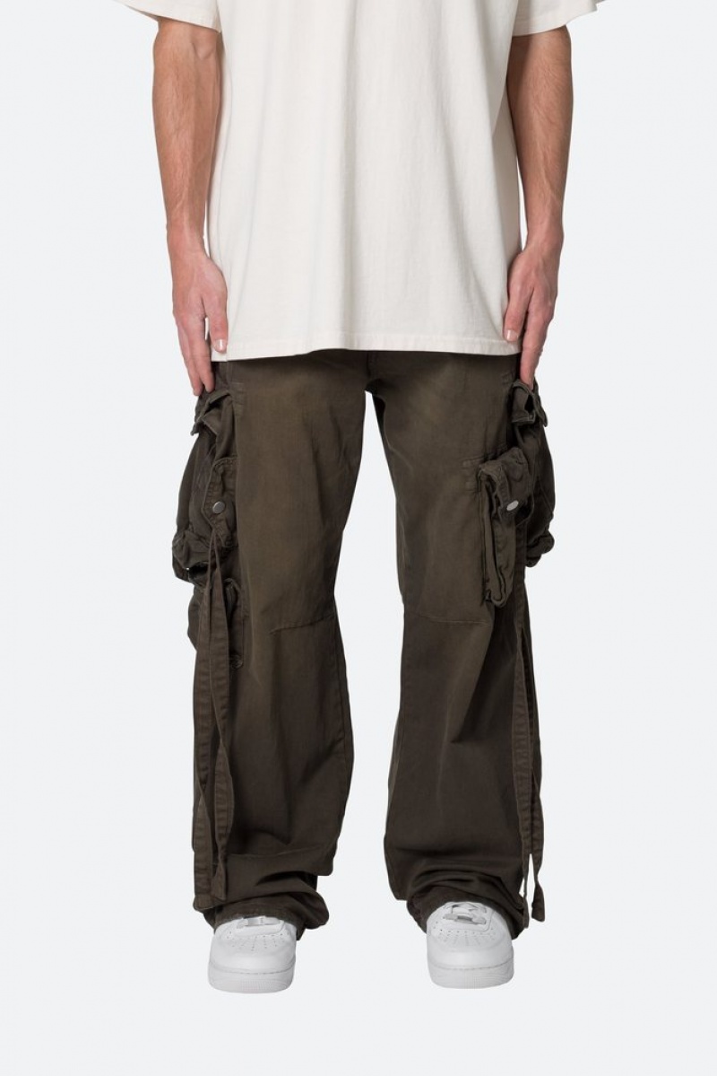 Mnml Strapped Multi Cargo Pants Cargos BROWN | TQ48-X5QB