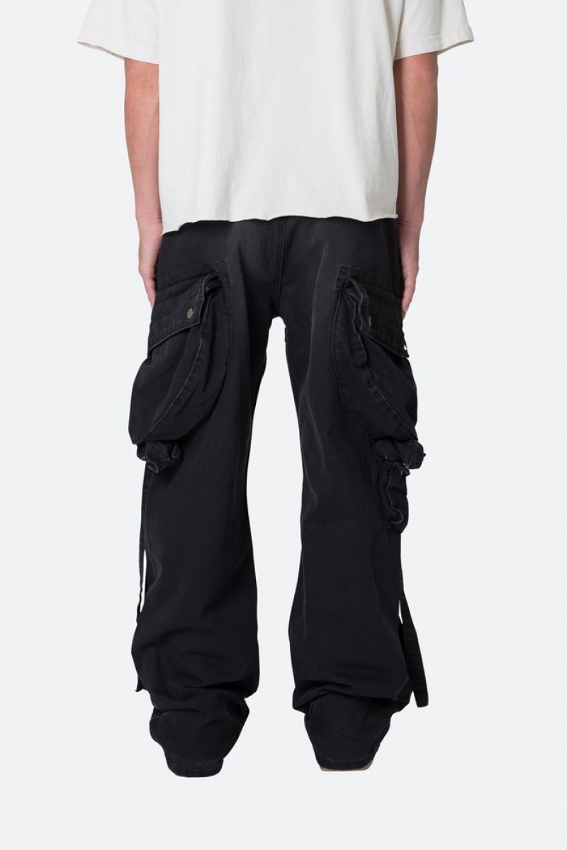 Mnml Strapped Multi Cargo Pants Cargos Black | PA12-J5XO