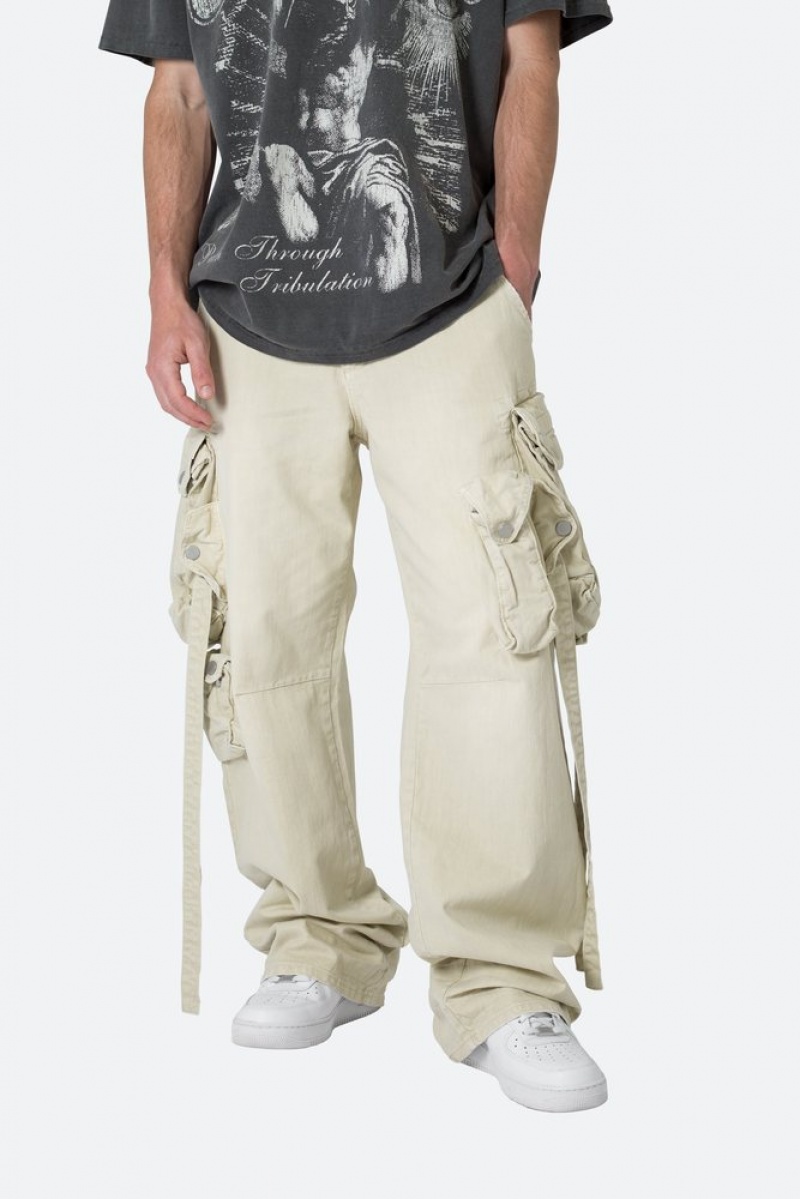 Mnml Strapped Multi Cargo Pants Cargos Khaki | UM95-D1DV