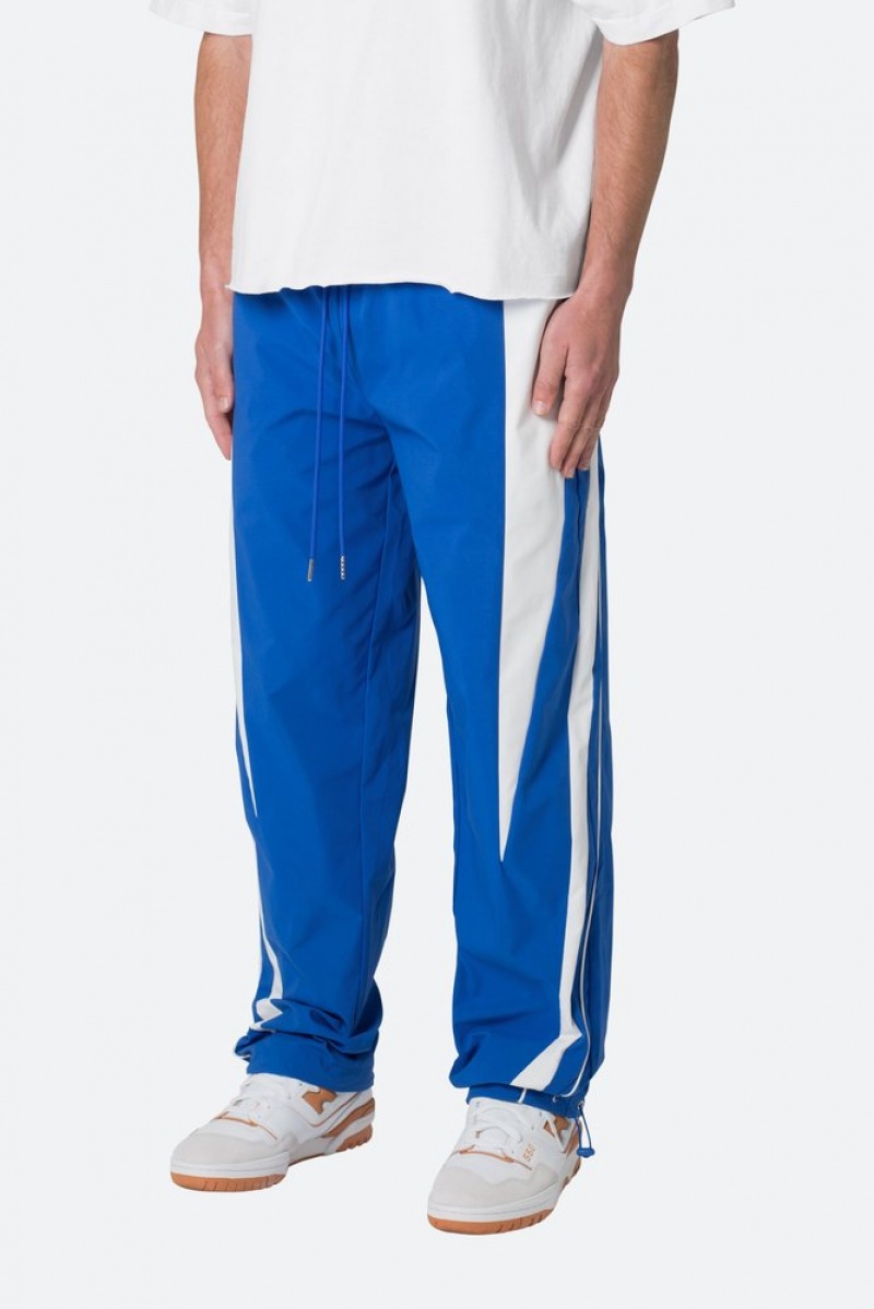 Mnml Striped Track Pants Track Pants Blue/White | ER62-F7EO