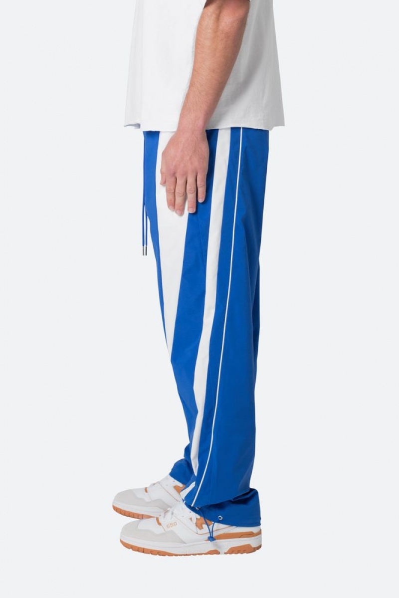 Mnml Striped Track Pants Track Pants Blue/White | ER62-F7EO