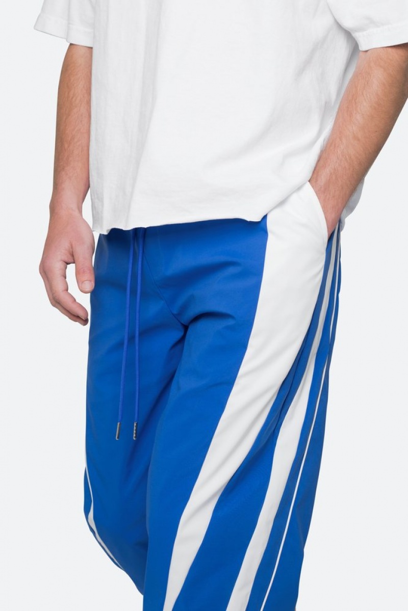 Mnml Striped Track Pants Track Pants Blue/White | ER62-F7EO