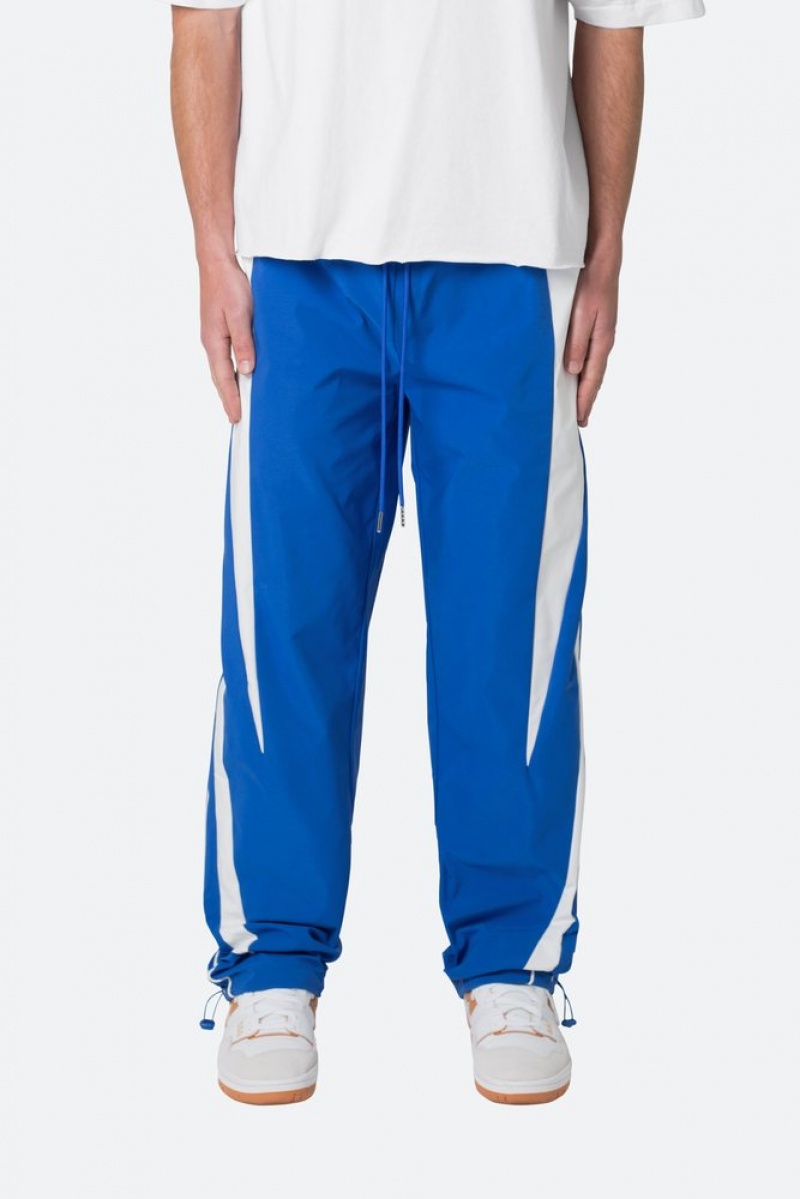 Mnml Striped Track Pants Track Pants Blue/White | ER62-F7EO