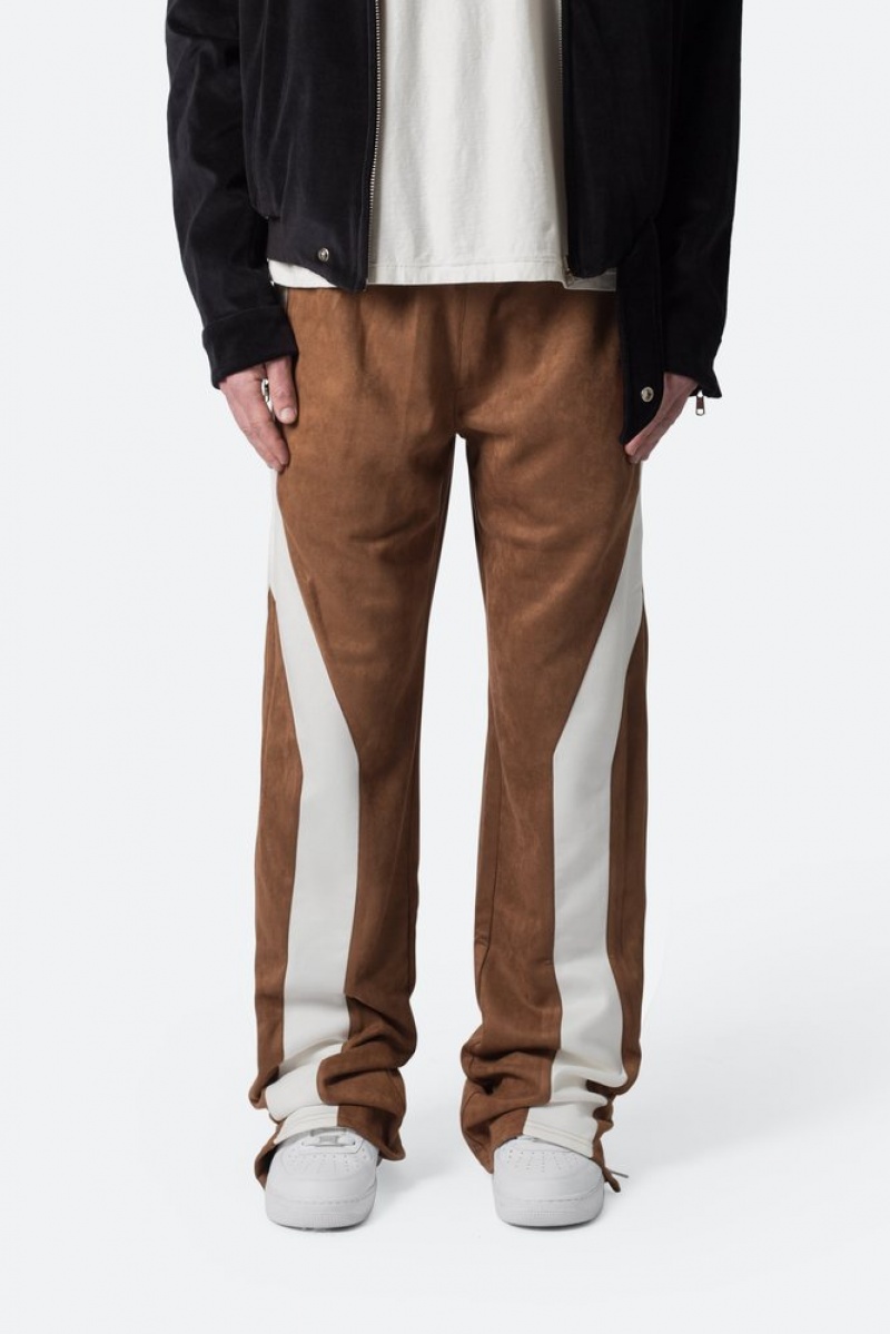 Mnml Suede Drawcord Pants Pants & Chinos BROWN | CK29-E1LI