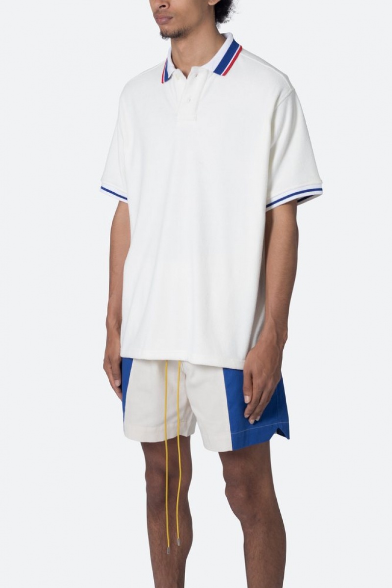 Mnml Terry Polo Shirt Shirts Off White | BF94-V3HS