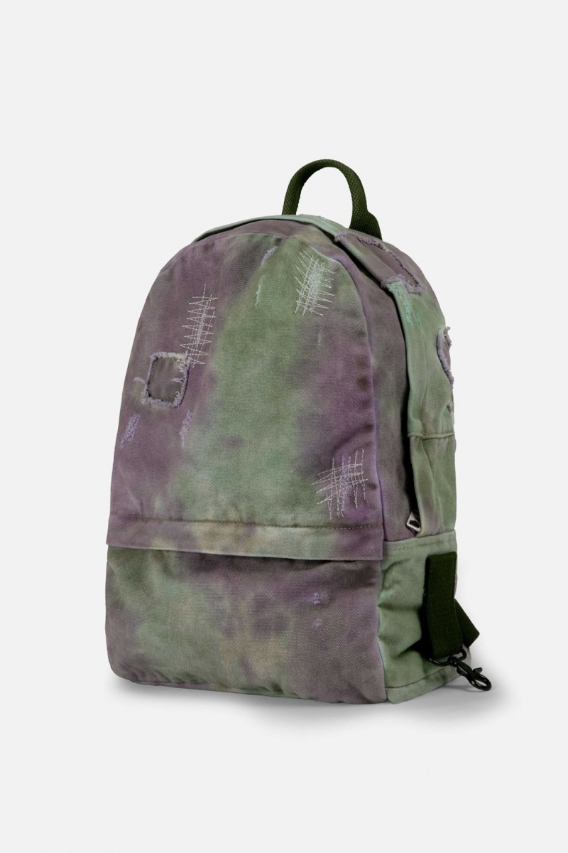 Mnml Tie Dyed Backpack Bags Purple | DW16-K4ID