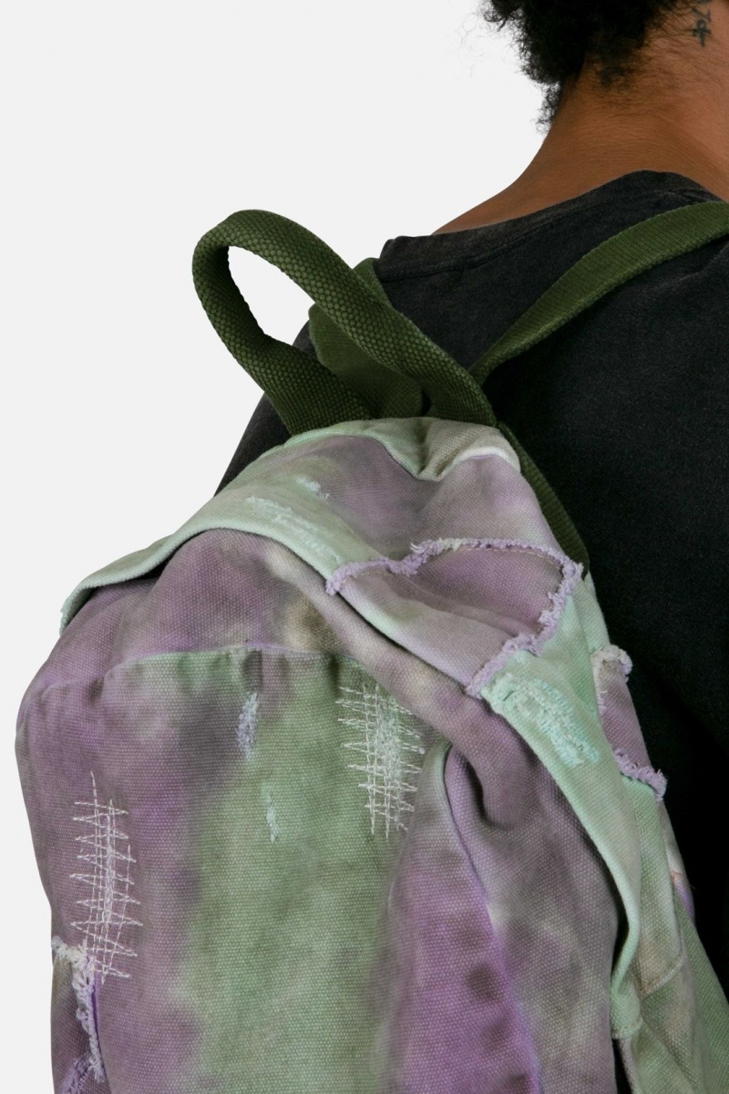 Mnml Tie Dyed Backpack Bags Purple | DW16-K4ID