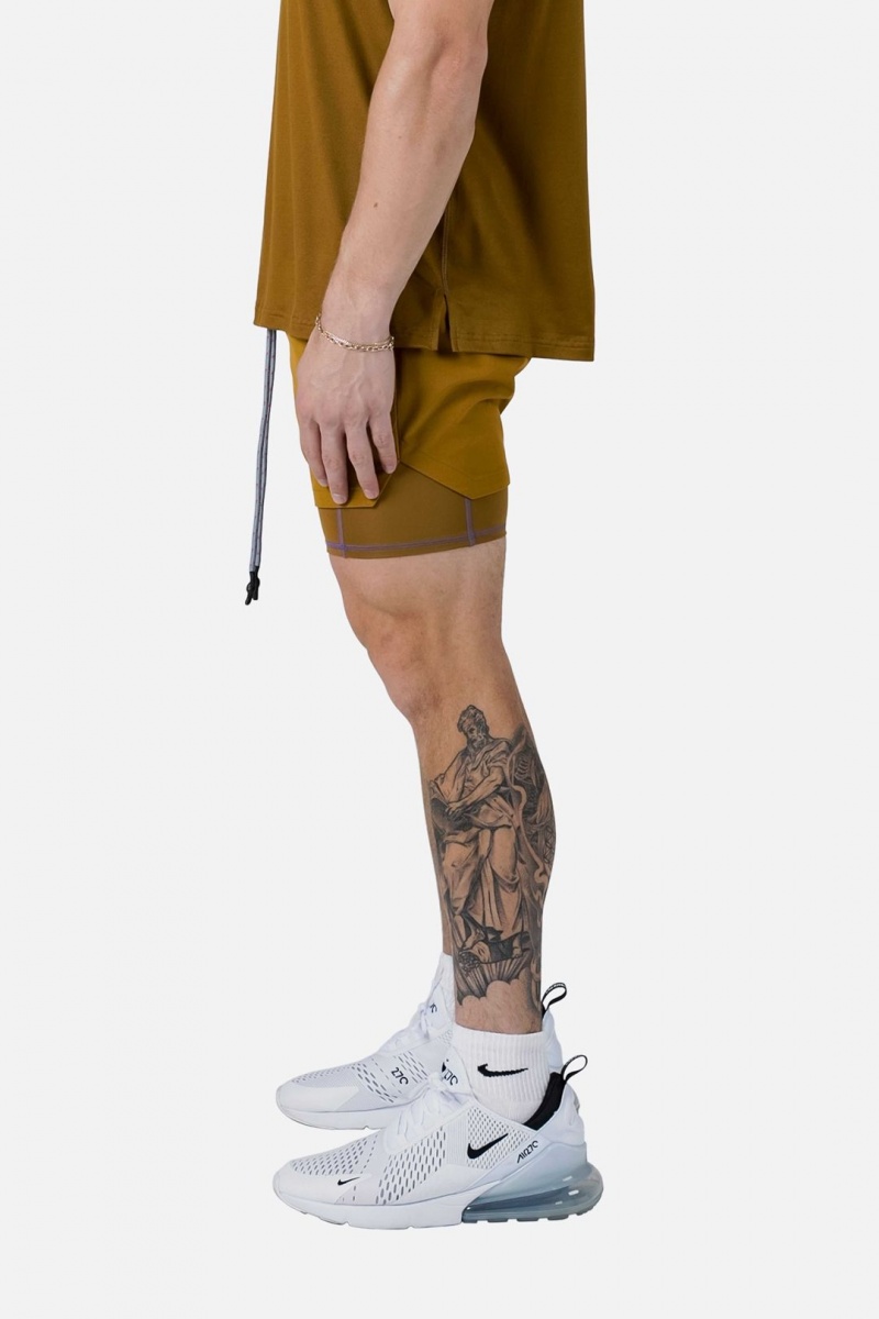 Mnml Training Liner Shorts Shorts BROWN | PM82-S0AC