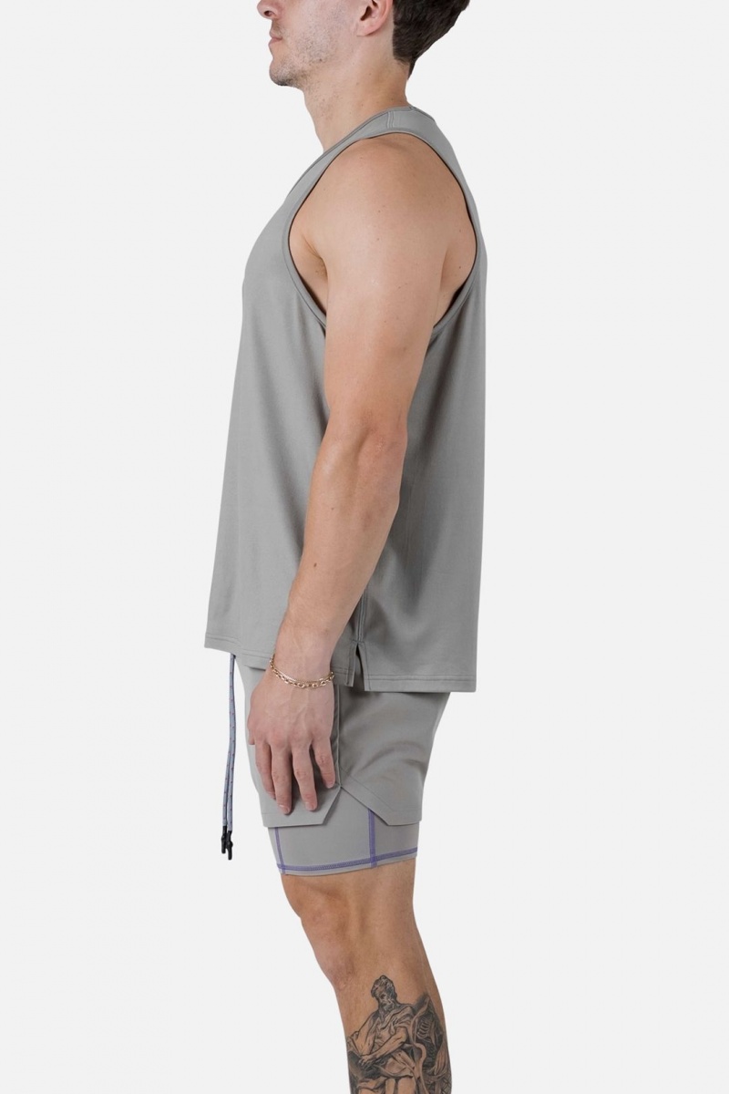 Mnml Training Tank Tanks Grey | PS15-H7AI