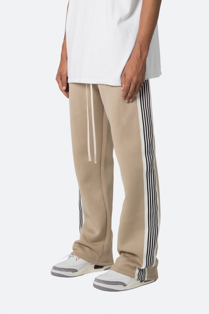 Mnml Tricot Side Stripe Pants Track Pants Earth | EH48-O7GC