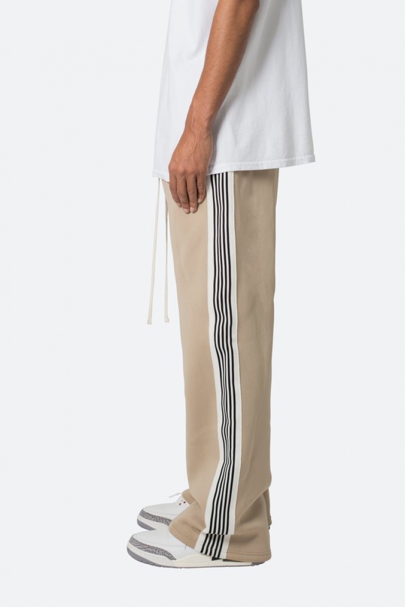 Mnml Tricot Side Stripe Pants Track Pants Earth | EH48-O7GC