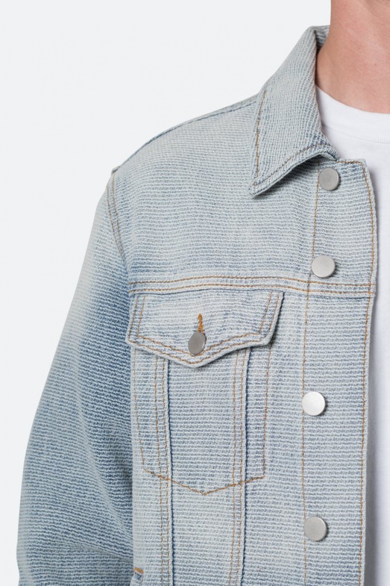 Mnml Trucker Denim Jacket Jackets Blue | JC99-K0KQ