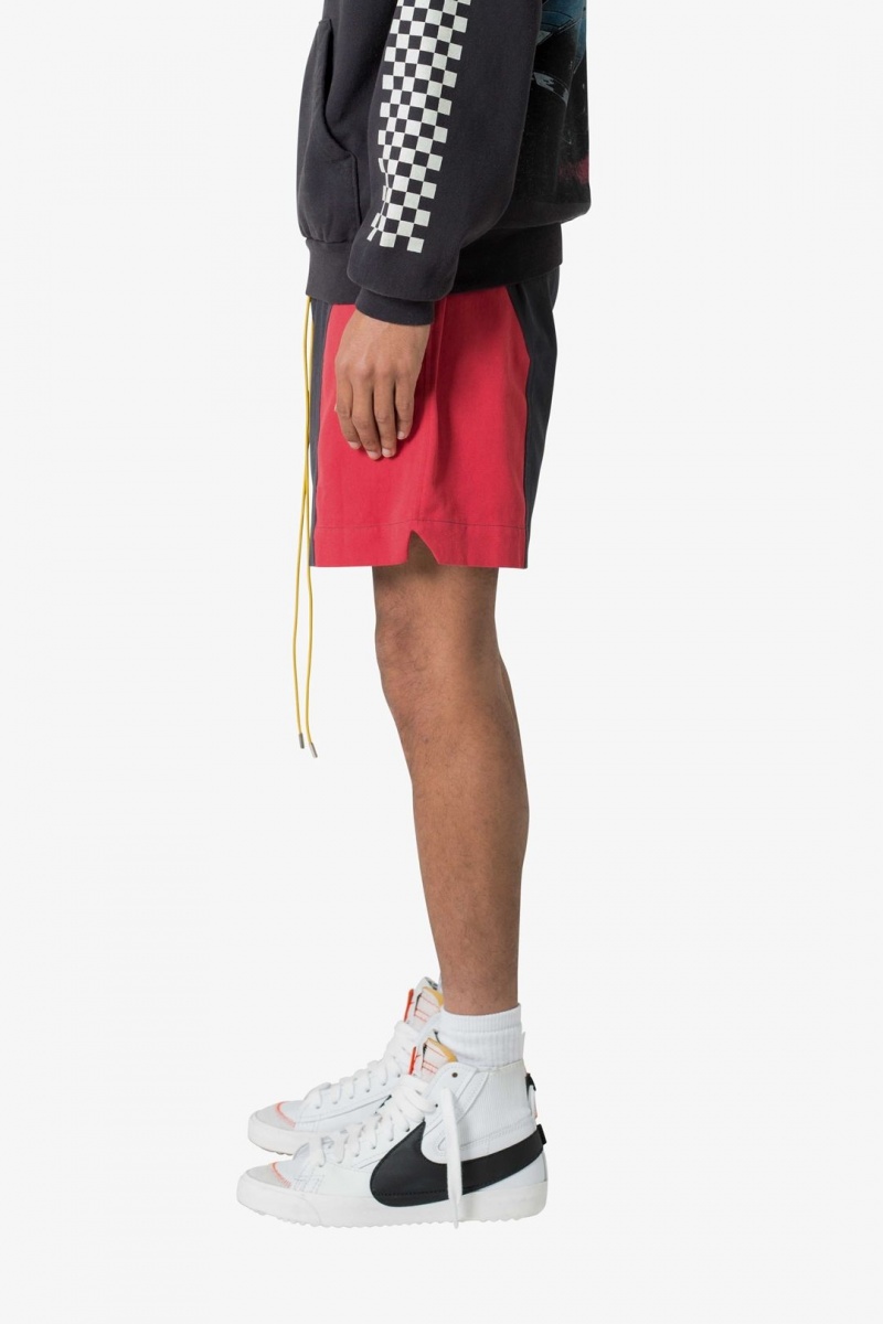 Mnml Twill Racing Shorts Shorts Black/Red | ZO24-P3KQ