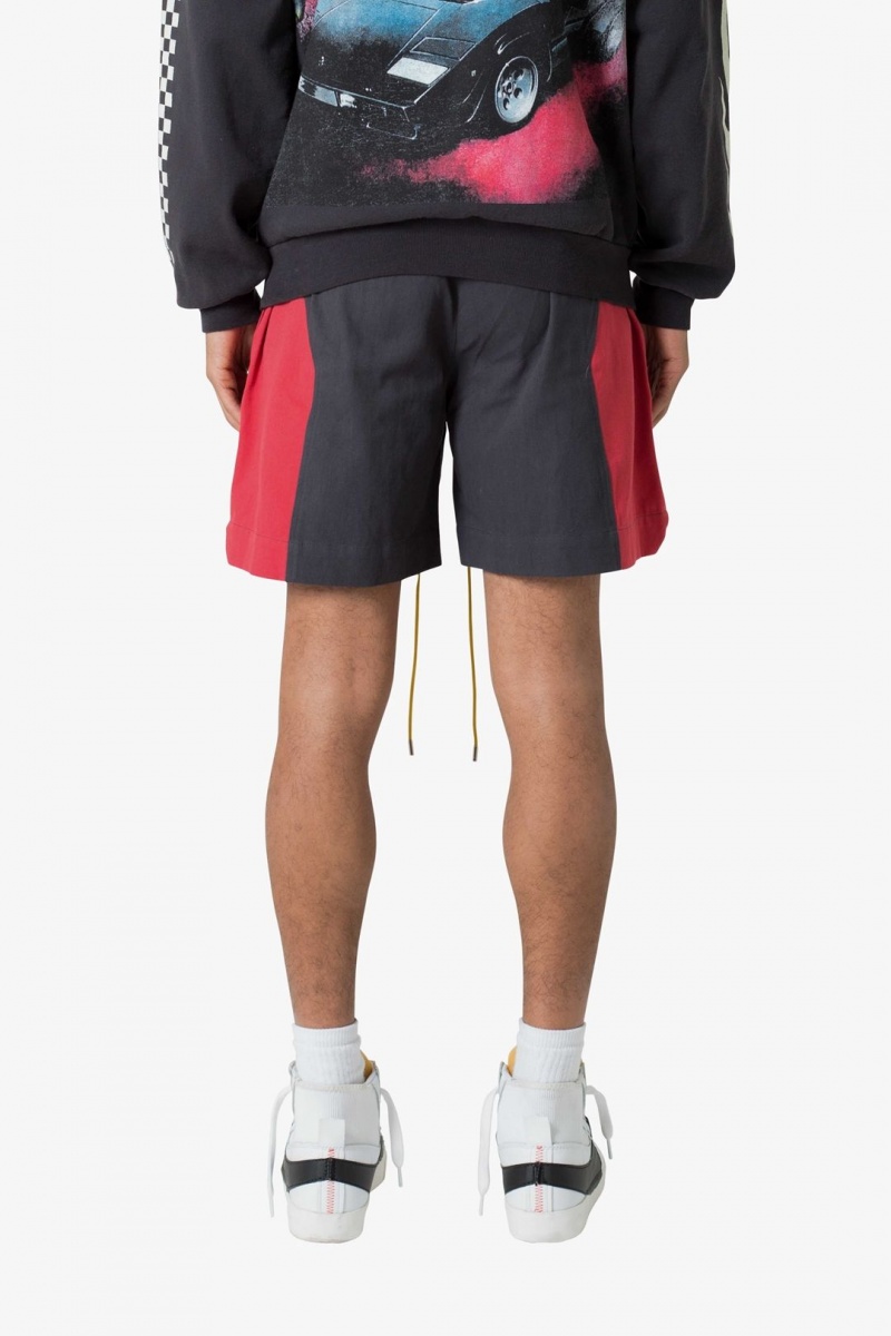 Mnml Twill Racing Shorts Shorts Black/Red | ZO24-P3KQ