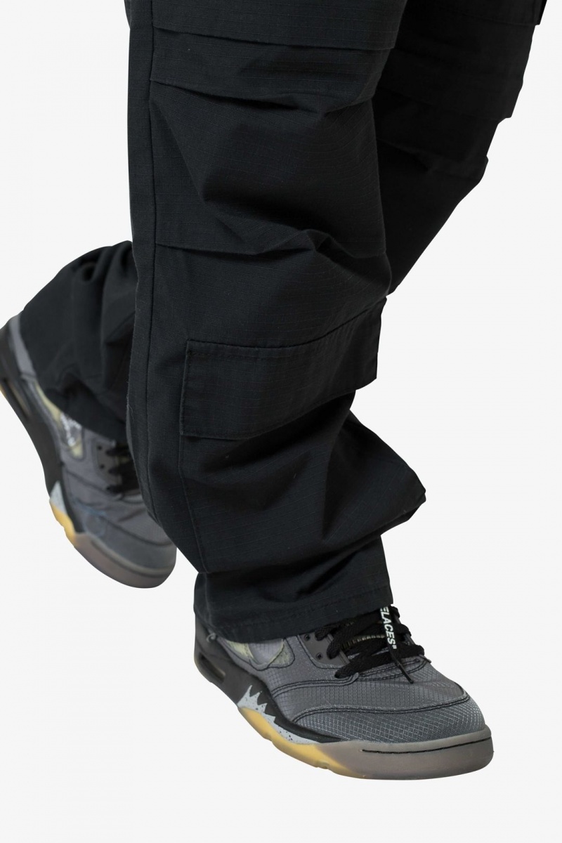 Mnml Ultra Baggy Cargo Pants Cargos Black | UC75-M9XR