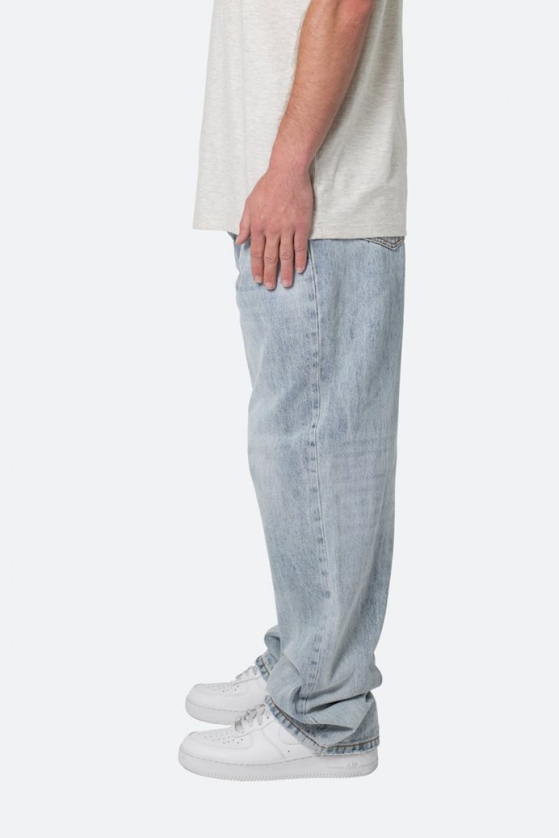 Mnml Ultra Baggy Denim Baggy Denim Light Blue | JP20-V1IX