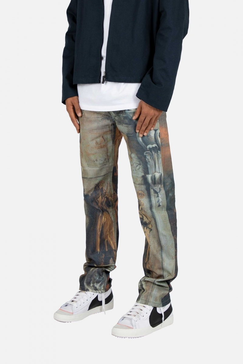 Mnml V176 Art Baggy Denim Baggy Denim Multi | CN97-I5XQ