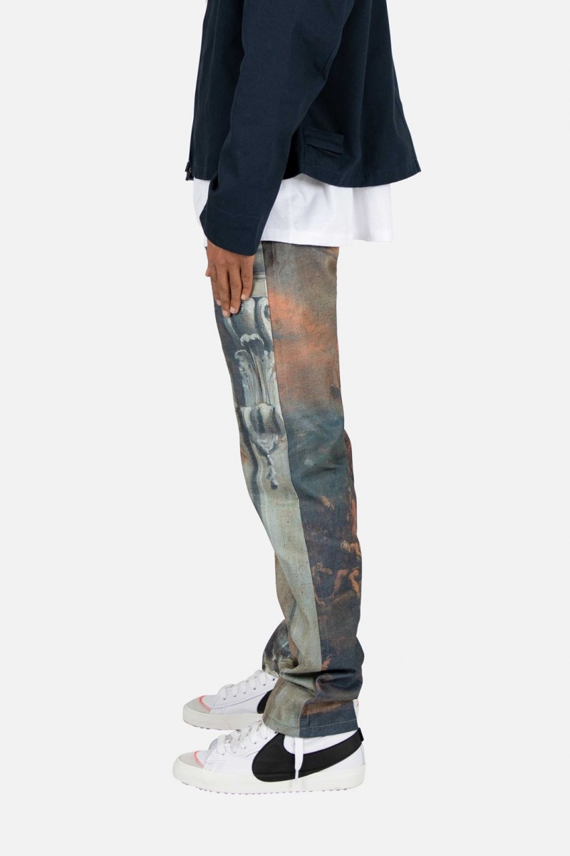 Mnml V176 Art Baggy Denim Baggy Denim Multi | CN97-I5XQ